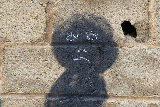 Monigote Pintado en la Pared