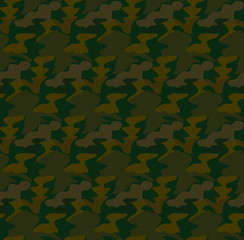 Camouflage seamless pattern background vector