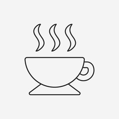 coffee line icon