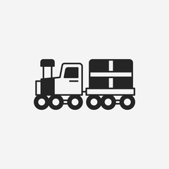 logistics truck icon