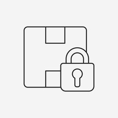 logistics freight line icon