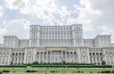 Fototapeta na wymiar The People's House. Casa Poporului. Bucharest, Romania