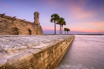 Cercles muraux Travaux détablissement Fort à St. Augustine, Floride