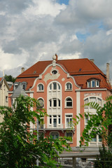 Fototapeta na wymiar Old house in the city of Esslingen am Neckar
