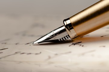 Pen, Guest Book, Fountain Pen.
