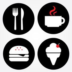 Food Sign, Coffee Sign, Burger Sign, Ice Cream Sign