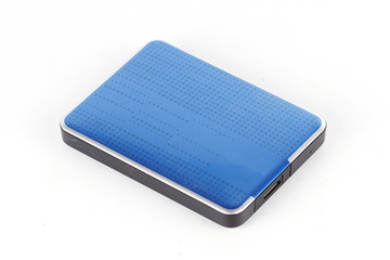 Blue External Hard Drive