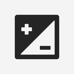 Obraz premium camera zoom mode icon