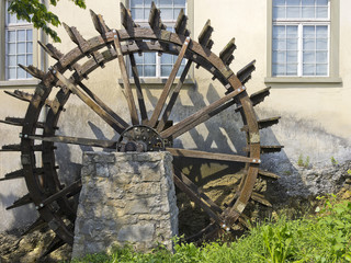 Altes Mühlrad