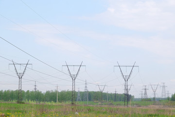 Electricity Pilons in the Countryside