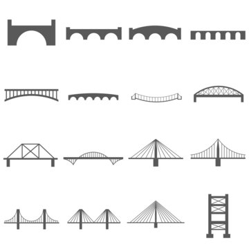 Bridge Icons Set