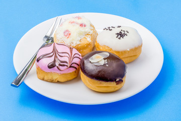 4 piece donut flavors.