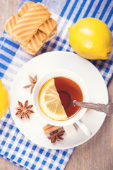 tea with lemon