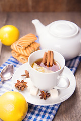 tea with lemon