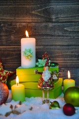 Weihnachtskarte - Weihnachtsmann - Nostalgie