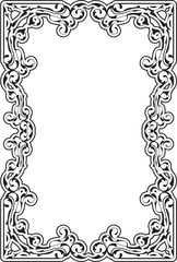 Vintage baroque frame