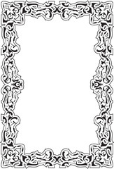 Vintage baroque old frame