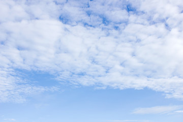 clouds in the blue sky background