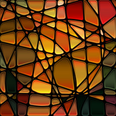 Fototapeta na wymiar abstract stained-glass mosaic background
