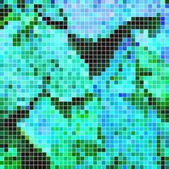 Fototapeta na wymiar abstract square pixel mosaic background