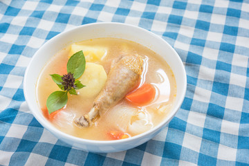 chicken stew with basil