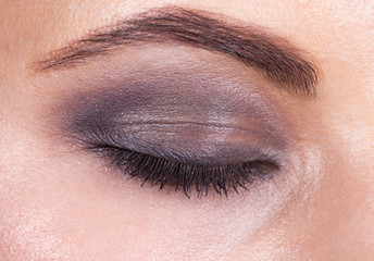 Close up of a woman eye