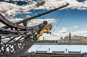 Fototapeta premium View on historical center of Sankt Petersburg, Russia