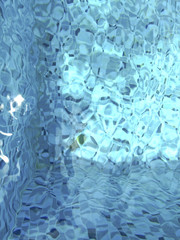 reflection of the pool