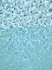 reflection of the pool