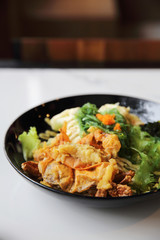 Soft shell crab salad