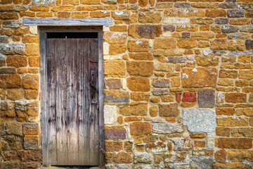 Fototapeta na wymiar Old weathered wooden door