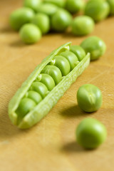baccello con piselli