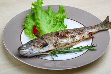 Grilled trout