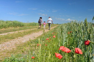 promenade en famille