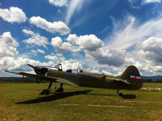 Old military aircraft