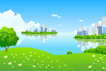 Green City Landscape