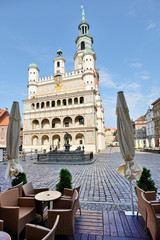Naklejka premium Market square, Poznan, Poland