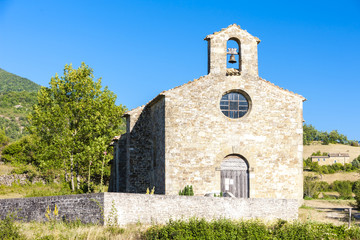 Fototapeta na wymiar Chapel St. Jean de Crupies, Rhone-Alpes, France
