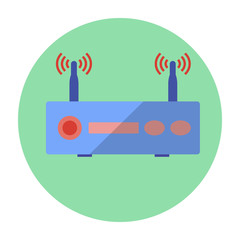 Router icon. Vector