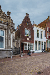 Fototapeta na wymiar Enkhuizen am IJsselmeer Niederlande