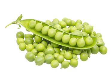 Fresh green peas