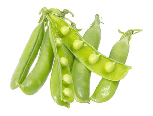 Fresh green peas