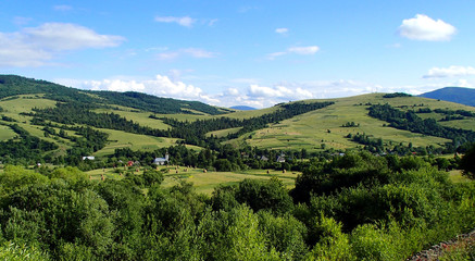 Naklejka premium Unreal mountain landscape