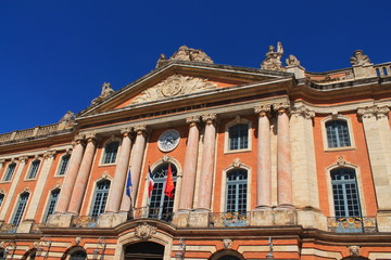 Fototapeta na wymiar Capitole de Toulouse, France