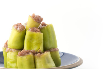 Pork Stuffed Mini Bell Peppers