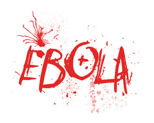 Ebola Typography Illustration