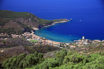 Fototapeta premium Toscana,Grosseto,Isola del Giglio, Campese.