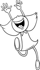 girl enjoy vacation coloring page