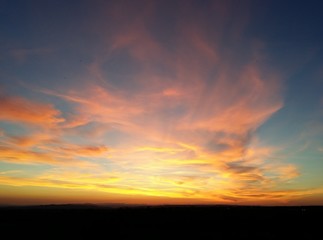 Fototapeta premium Ciel de feu