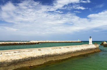 Harbor of Lagos, Algarve, Portugal